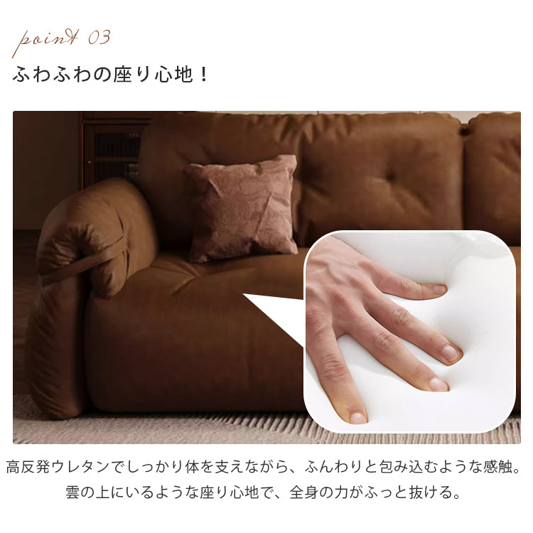 フレンチヴィンテージ レザーソファーベッド 多機能 折りたたみ 伸縮式 一台二役 一人掛け 二人掛け 小型 リビングソファー hmm-3771