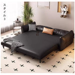 イタリアンモダン 猫爪対応ファブリックソファーベッド 折りたたみ 伸縮式 一台二役 一人掛け 二人掛け 小型 省スペース シンプルデザインhmm-3790