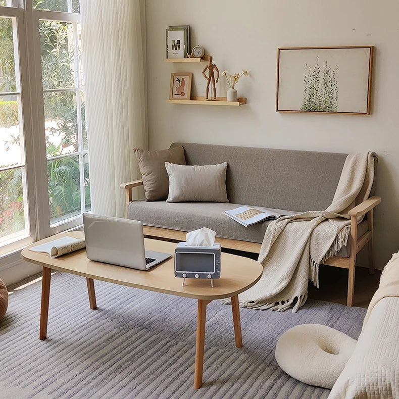 ナチュラルウッドセンターテーブル|北欧風おしゃれデザイン家具 hmo-1984