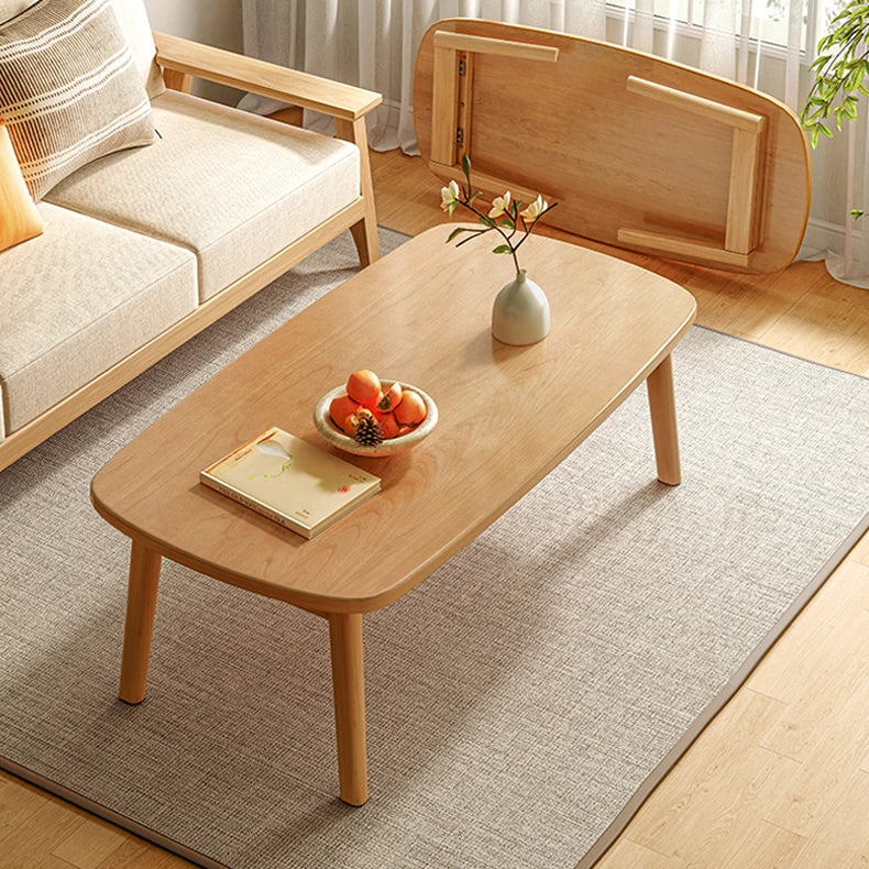 ナチュラルウッドセンターテーブル|北欧風おしゃれデザイン家具 hmo-1984