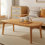 ナチュラルウッドセンターテーブル|北欧風おしゃれデザイン家具 hmo-1984