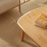 ナチュラルウッドセンターテーブル|北欧風おしゃれデザイン家具 hmo-1984