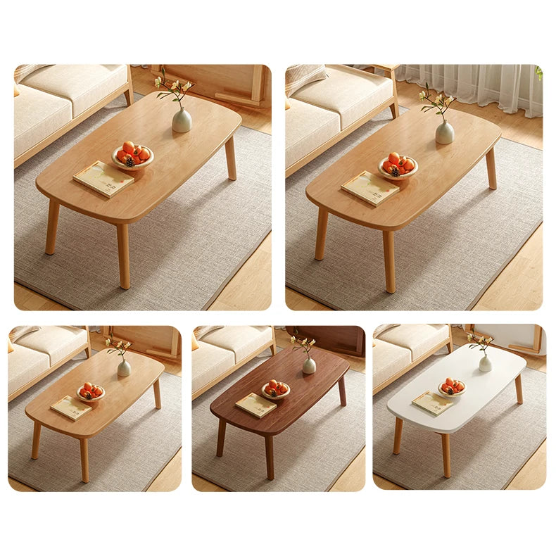 ナチュラルウッドセンターテーブル|北欧風おしゃれデザイン家具 hmo-1984