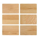 オーク材仕上げのコーナーテーブル|北欧風デザインでおしゃれなインテリアに最適 hmo-1985