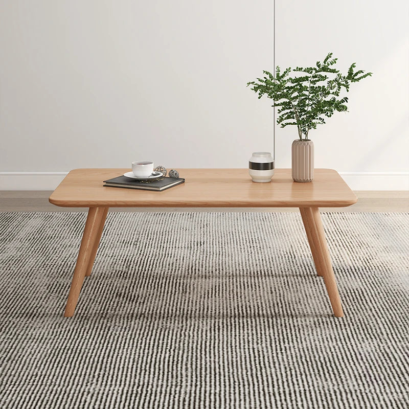 ナチュラルな木製センターテーブル|シンプルデザインでお部屋に調和 hmo-1991