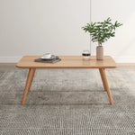 ナチュラルな木製センターテーブル|シンプルデザインでお部屋に調和 hmo-1991