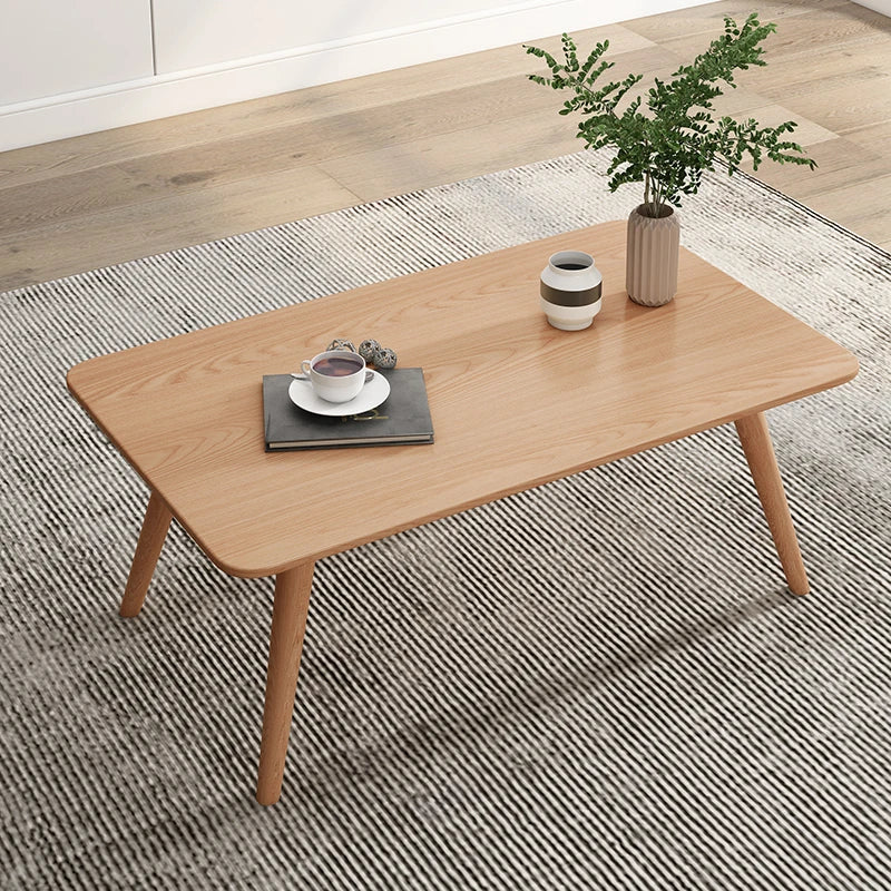 ナチュラルな木製センターテーブル|シンプルデザインでお部屋に調和 hmo-1991