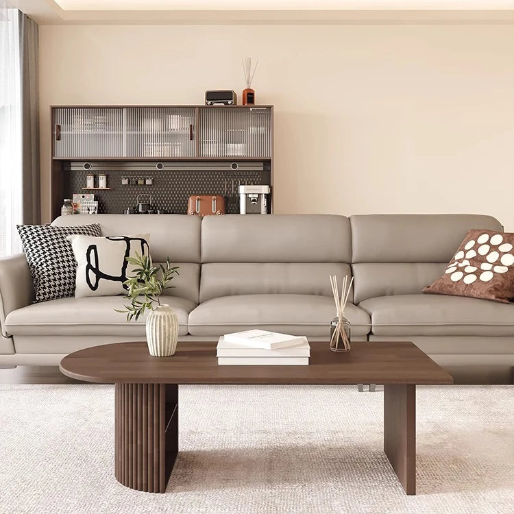 モダンなリビングに最適!高級木製センターテーブルで上質な空間を演出 hmo-1994