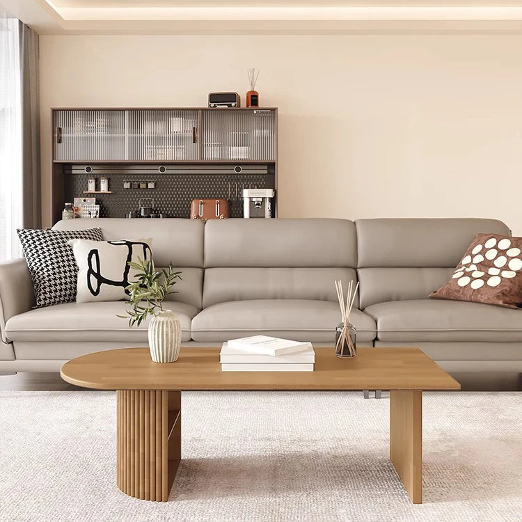 モダンなリビングに最適!高級木製センターテーブルで上質な空間を演出 hmo-1994