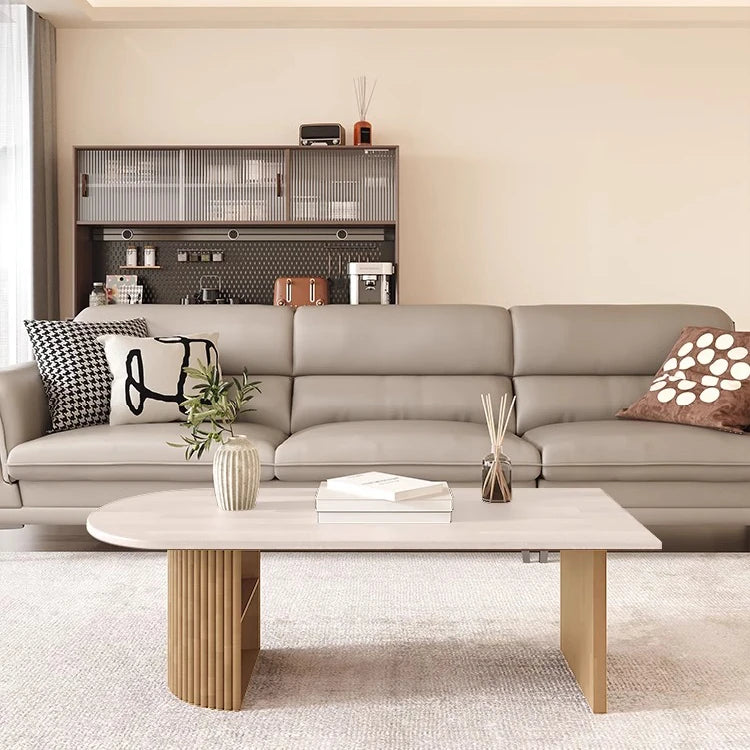 モダンなリビングに最適!高級木製センターテーブルで上質な空間を演出 hmo-1994