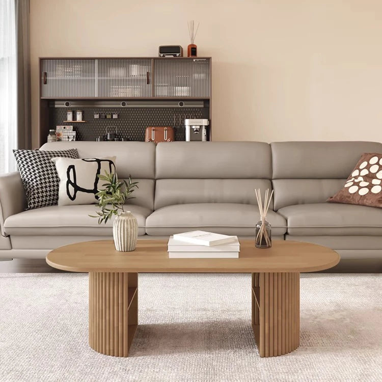 モダンなリビングに最適!高級木製センターテーブルで上質な空間を演出 hmo-1994