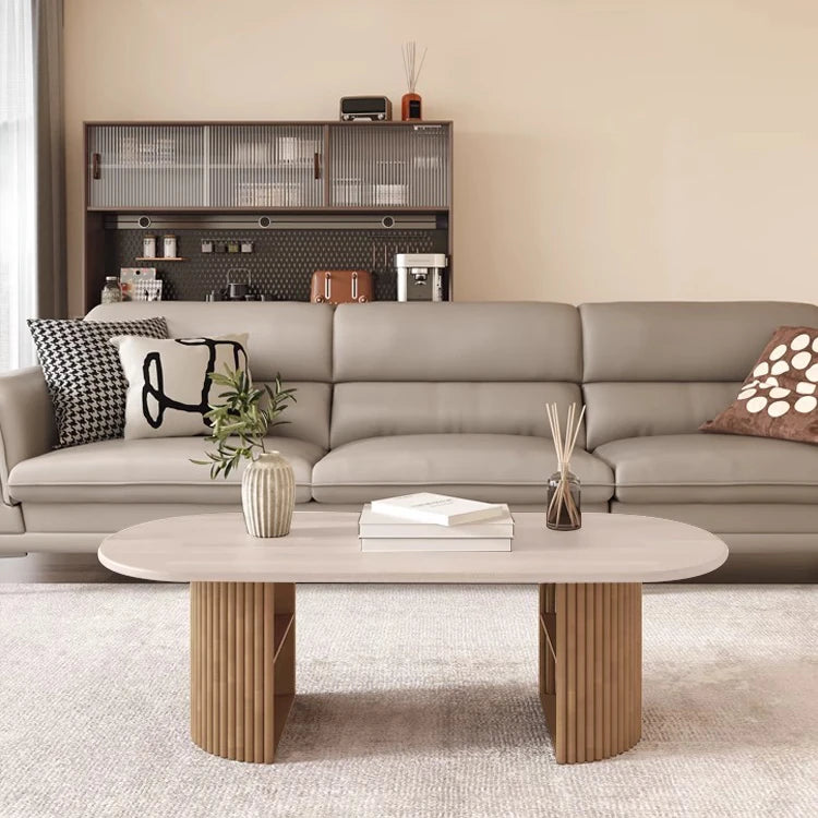 モダンなリビングに最適!高級木製センターテーブルで上質な空間を演出 hmo-1994