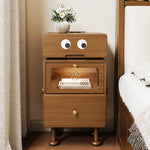 モダンデザインのガラス製ナイトテーブル - 高級感溢れるおしゃれなインテリア hmq-1924