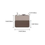 エレガントなデザインの多層板製ナイトテーブル|モダンなベッドサイド収納 hmq-1925