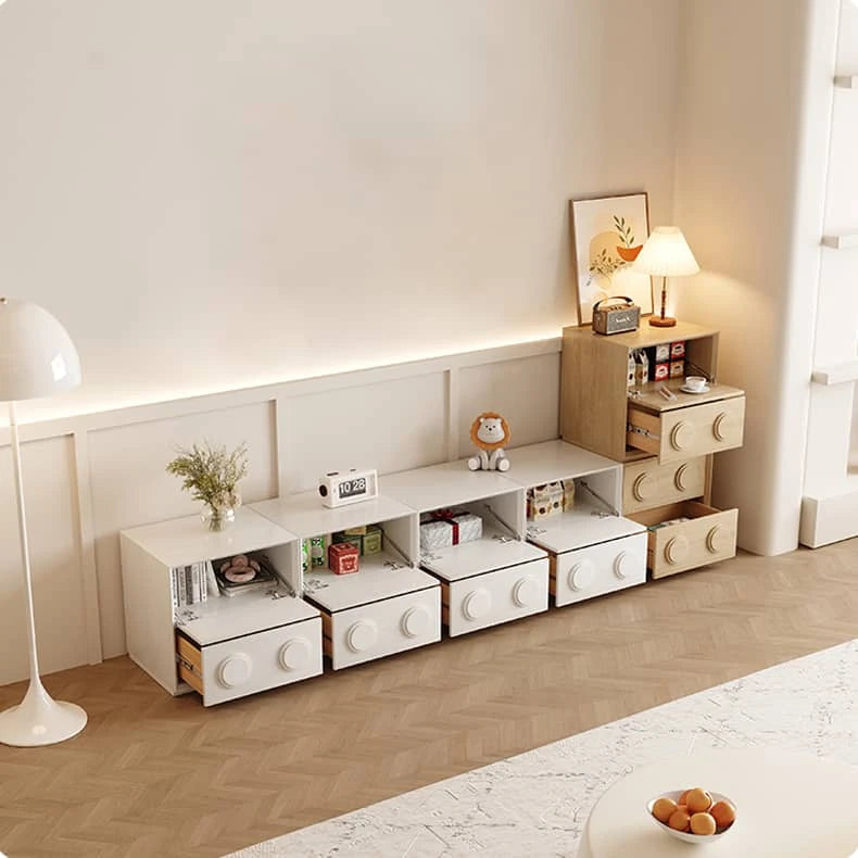 シンプル&ナチュラルなパイン材キャビネット – 上質な木目の美しさ hmq-1933