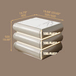 高級無垢材ナイトテーブル セラミック製 ランプ付き モダンデザイン ベッドサイドテーブル hmq-1934