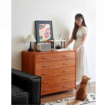 アッシュ材製多層板キャビネット - スタイリッシュなデザインと高機能性を兼ね備えた収納家具 hmr-4763