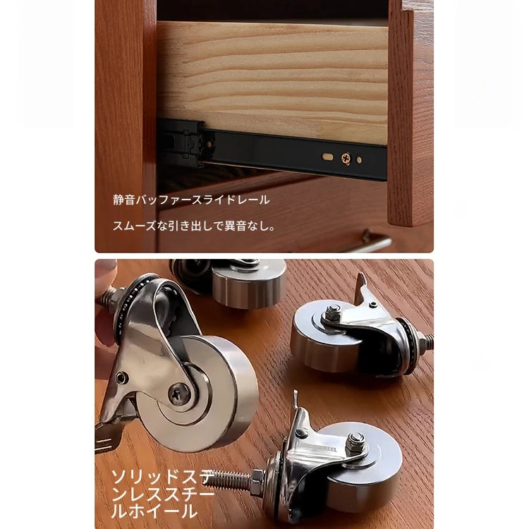 アッシュ材製多層板キャビネット - スタイリッシュなデザインと高機能性を兼ね備えた収納家具 hmr-4763