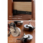 アッシュ材製多層板キャビネット - スタイリッシュなデザインと高機能性を兼ね備えた収納家具 hmr-4763