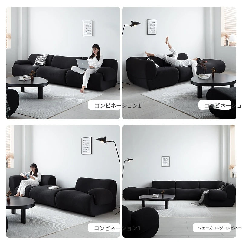 パイン材使用のおしゃれソファー|快適なリビング空間を演出するモダンデザイン hmr-4764