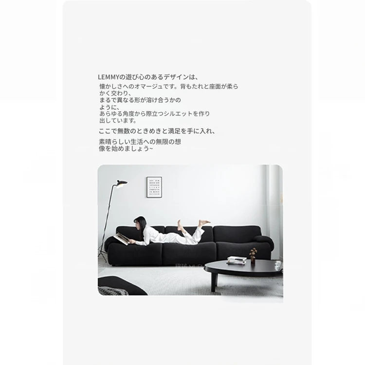 パイン材使用のおしゃれソファー|快適なリビング空間を演出するモダンデザイン hmr-4764