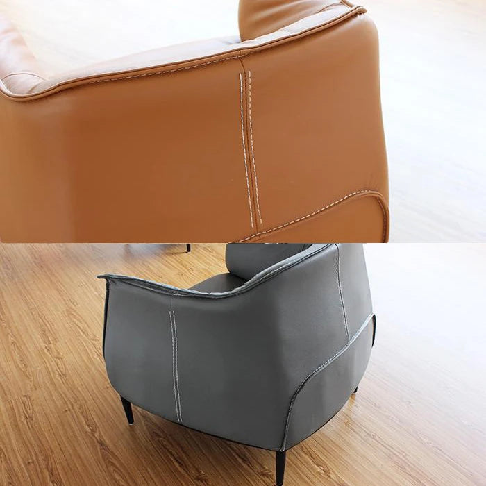 スタイリッシュな合皮チェア - 快適なリビング用椅子、モダンなデザインと優れた耐久性! hmr-4765