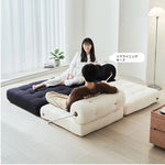 ラテックス合成皮革シェニールエアレザー製ロングチェア - リラックス&快適な昼寝空間を提供! hmr-4767