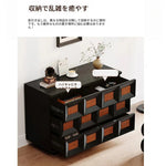 アッシュ材 多層板 キャビネット|スタイリッシュな収納家具|モダンデザインでリビングに最適 hmr-4768