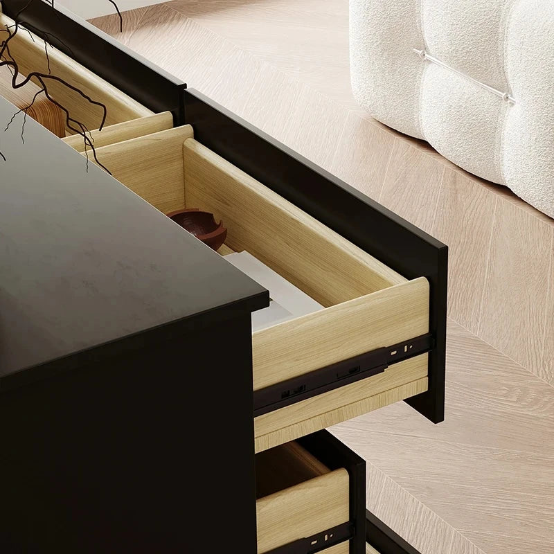 アッシュ材のモダンキャビネット - シンプルでスタイリッシュな収納家具、魅力的なデザインでお部屋をセンスアップ! hmr-4771