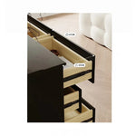 アッシュ材のモダンキャビネット - シンプルでスタイリッシュな収納家具、魅力的なデザインでお部屋をセンスアップ! hmr-4771