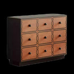 アッシュ材使用のモダンキャビネット|多層板で実現したスタイリッシュな収納家具|8ドロワータイプ hmr-4773