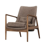 アッシュ材のモダンチェア|綿麻ファブリックの快適リビング用ソファチェア|おしゃれなインテリアに最適 hmr-4775