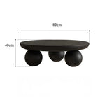 スタイリッシュなセンターテーブル|多層板アッシュ材使用|モダンなリビングデザインに最適な丸型テーブル hmr-4776