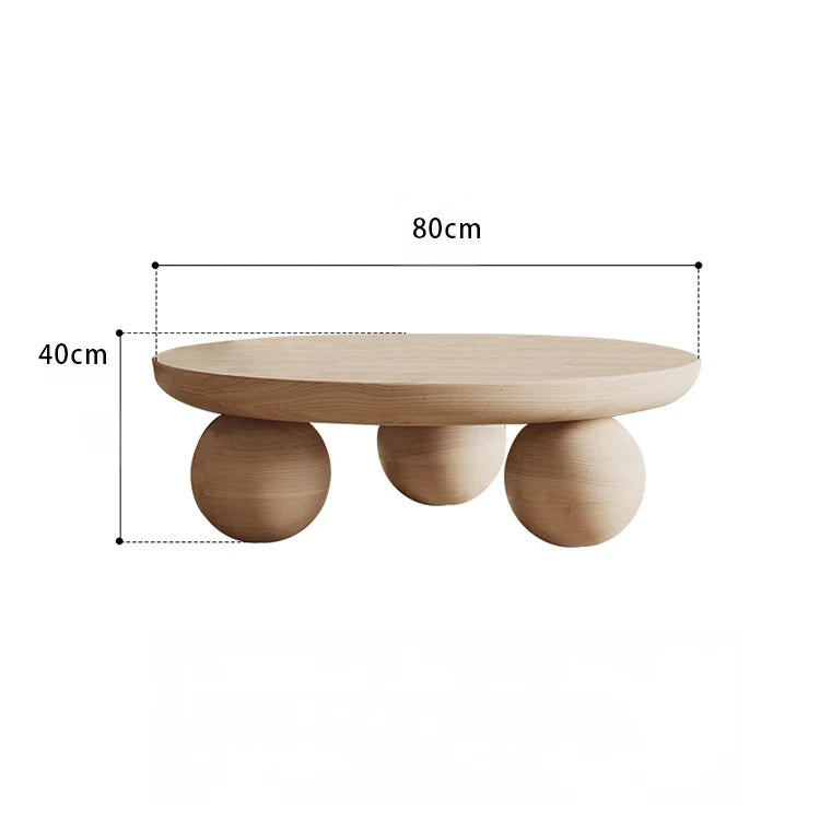 スタイリッシュなセンターテーブル|多層板アッシュ材使用|モダンなリビングデザインに最適な丸型テーブル hmr-4776