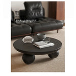 スタイリッシュなセンターテーブル|多層板アッシュ材使用|モダンなリビングデザインに最適な丸型テーブル hmr-4776