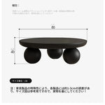 スタイリッシュなセンターテーブル|多層板アッシュ材使用|モダンなリビングデザインに最適な丸型テーブル hmr-4776