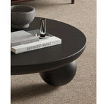 スタイリッシュなセンターテーブル|多層板アッシュ材使用|モダンなリビングデザインに最適な丸型テーブル hmr-4776