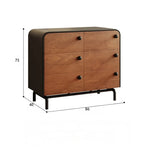 アッシュ材の多層板キャビネット - おしゃれで機能的な収納家具、インテリアに最適! hmr-4777