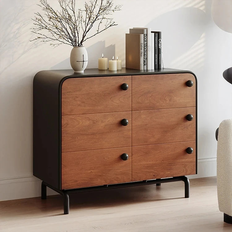 アッシュ材の多層板キャビネット - おしゃれで機能的な収納家具、インテリアに最適! hmr-4777