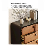 アッシュ材の多層板キャビネット - おしゃれで機能的な収納家具、インテリアに最適! hmr-4777