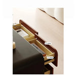 アッシュ材の多層板キャビネット - おしゃれで機能的な収納家具、インテリアに最適! hmr-4777