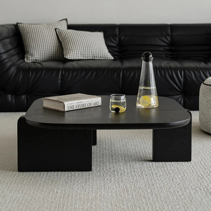 モダンアッシュ材センターテーブル - シンプルで洗練されたデザイン、リビングルームを彩る一品 hmr-4778