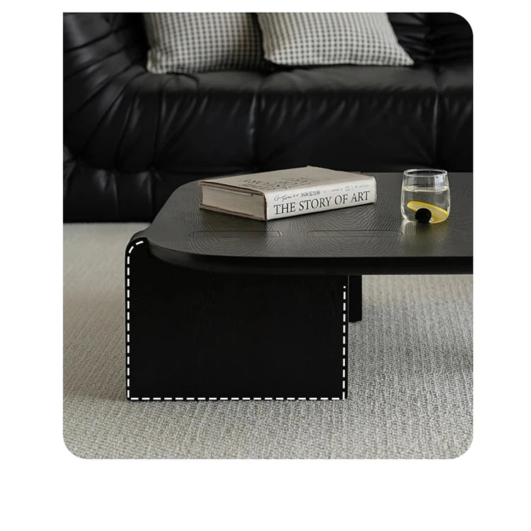 モダンアッシュ材センターテーブル - シンプルで洗練されたデザイン、リビングルームを彩る一品 hmr-4778