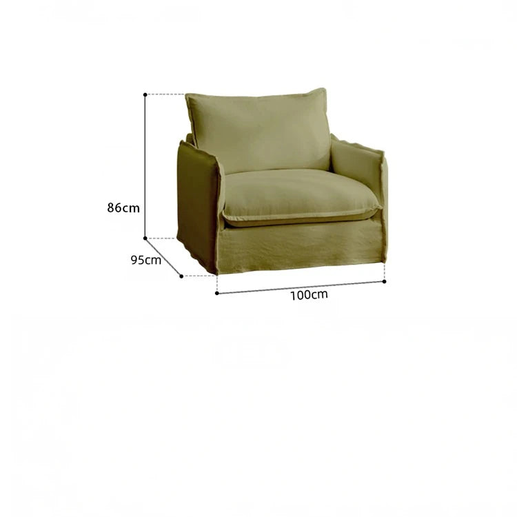 【快適な座り心地】綿麻ダウンシリコンフィル使用のモダンチェア|パイン素材のナチュラルデザイン hmr-4780