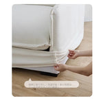 【快適な座り心地】綿麻ダウンシリコンフィル使用のモダンチェア|パイン素材のナチュラルデザイン hmr-4780