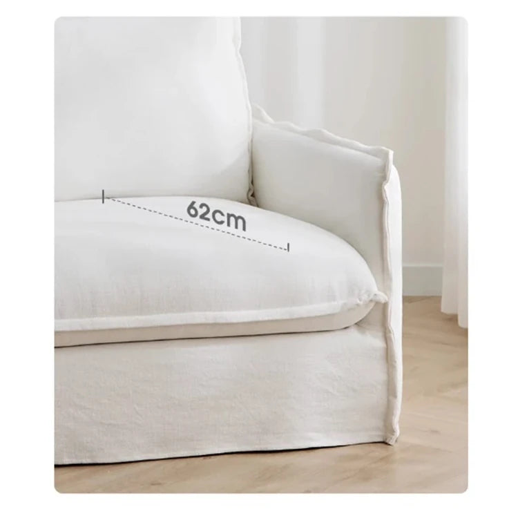 【快適な座り心地】綿麻ダウンシリコンフィル使用のモダンチェア|パイン素材のナチュラルデザイン hmr-4780