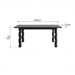 アッシュ材のモダンデザインテーブル - シンプルでスタイリッシュなダイニングテーブル hmr-4781