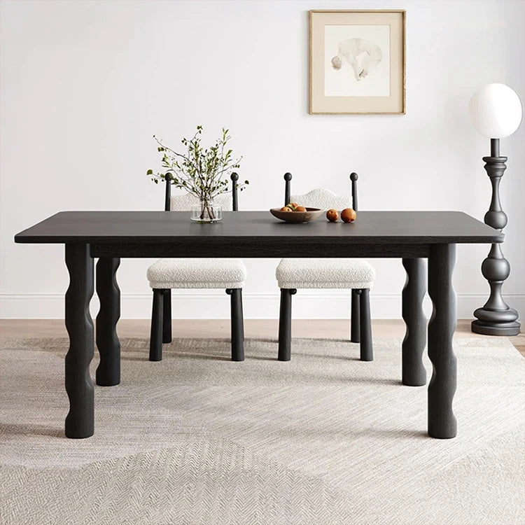 アッシュ材のモダンデザインテーブル - シンプルでスタイリッシュなダイニングテーブル hmr-4781