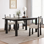 アッシュ材のモダンデザインテーブル - シンプルでスタイリッシュなダイニングテーブル hmr-4781