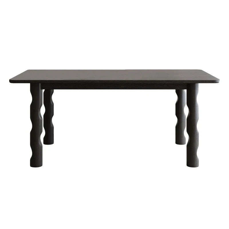 アッシュ材のモダンデザインテーブル - シンプルでスタイリッシュなダイニングテーブル hmr-4781